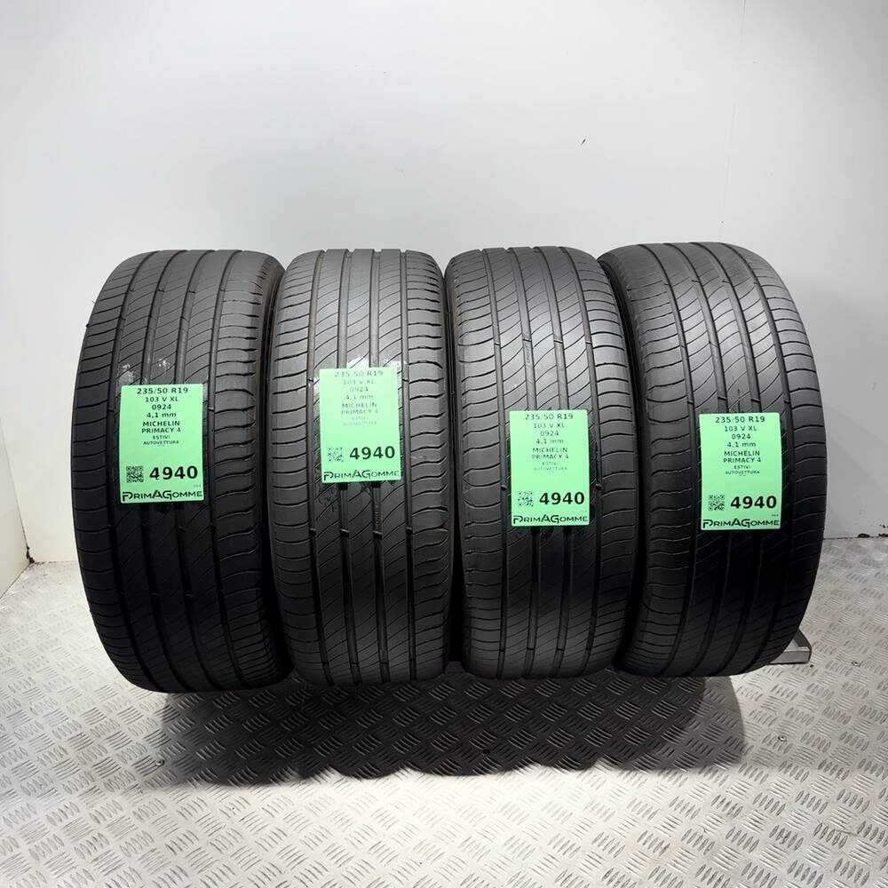 Gomme Usate 235 50 R19 103V XL Michelin Primacy 4 Estive