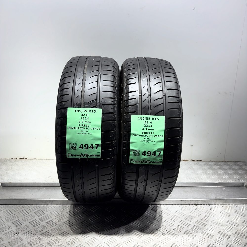 Gomme Usate 185 55 R15 82H Pirelli Cinturato P1 Verde Estive