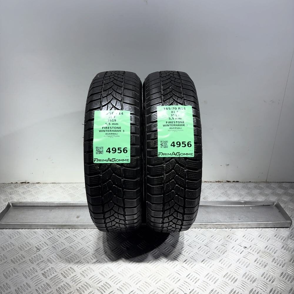Gomme Usate 165 70 R14 81T Firestone Winterhawk 3 79% Invernali