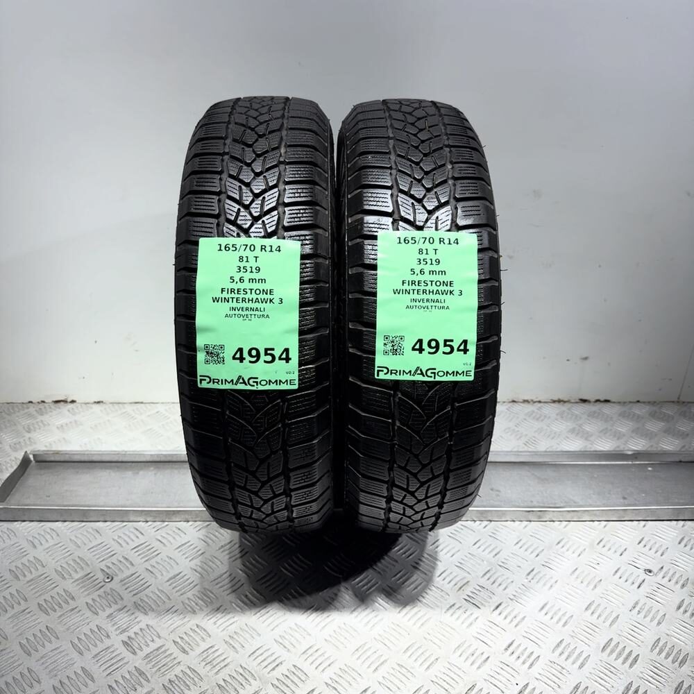 Gomme Usate 165 70 R14 81T Firestone Winterhawk 3 80% Invernali