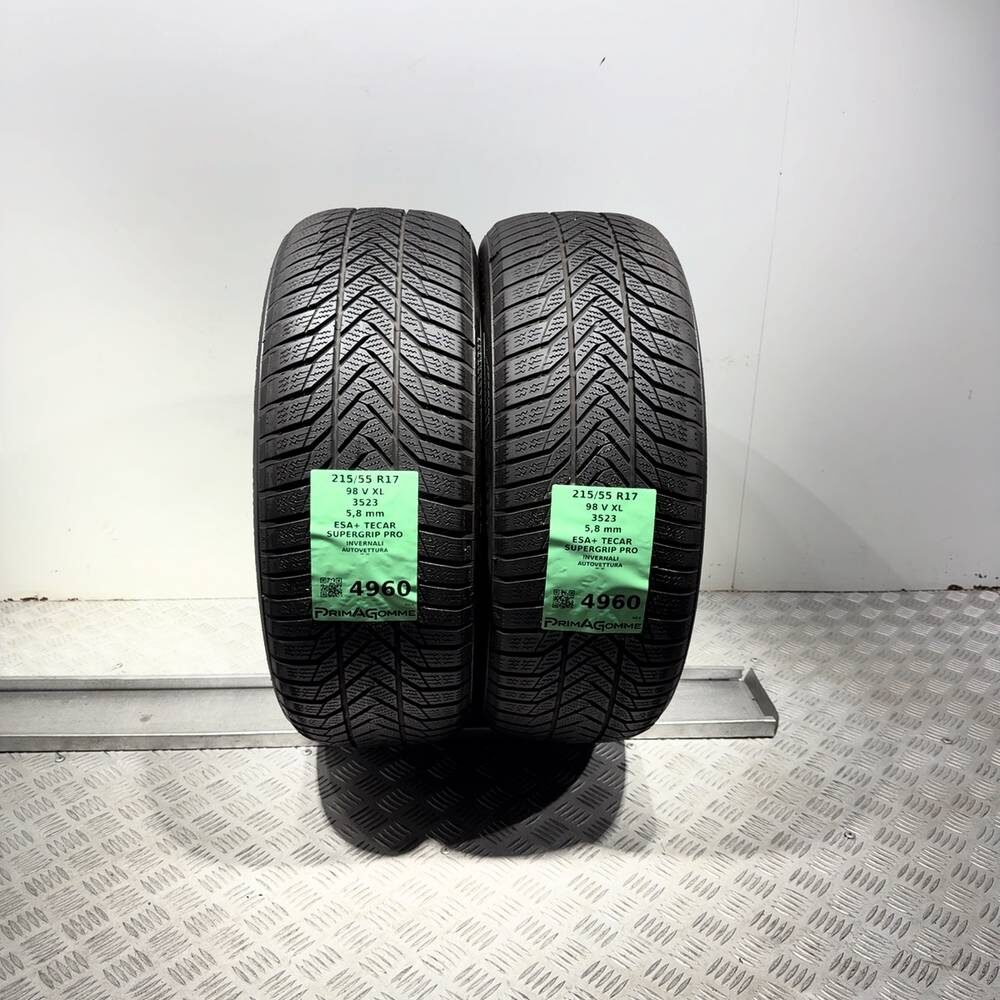 Gomme Usate 215 55 R17 98V XL Esa+ Tecar Supergrip Pro 83% Invernali