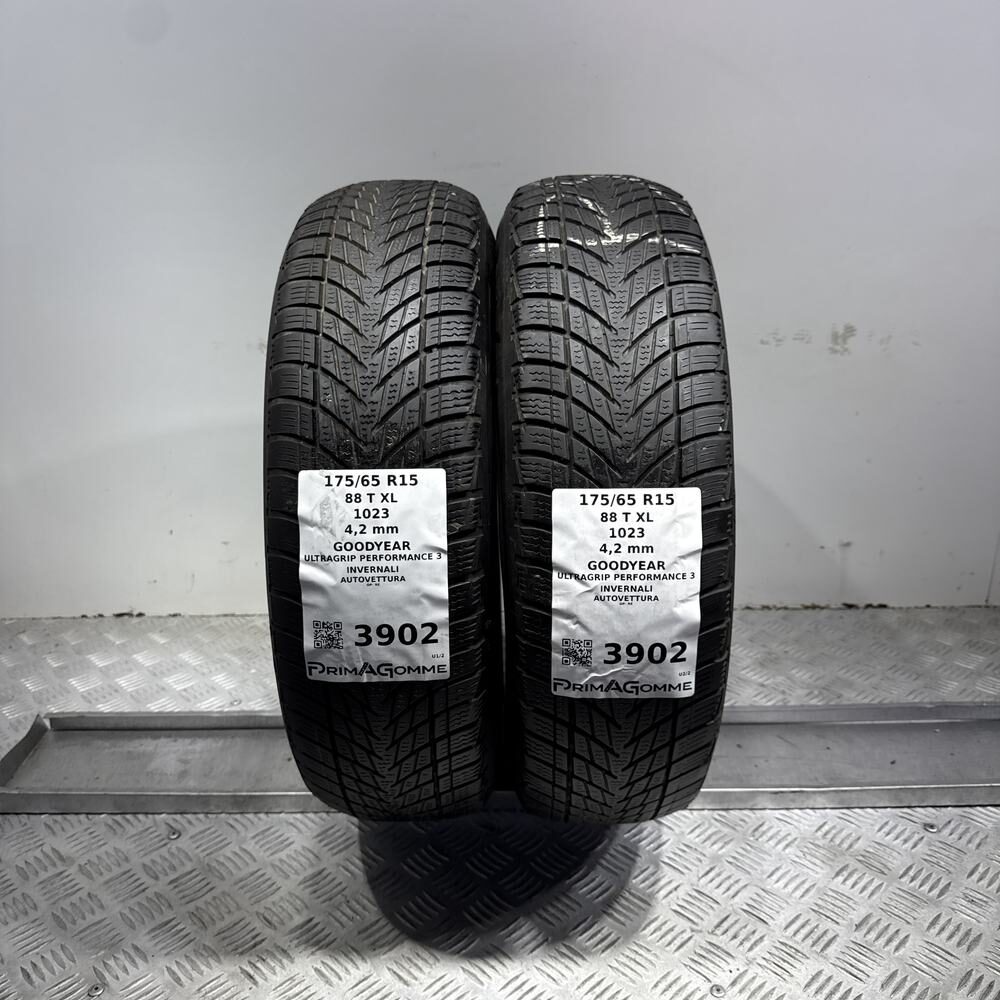 Gomme Usate 175 65 R15 88T XL Goodyear Ultragrip Performance 3 Invernali