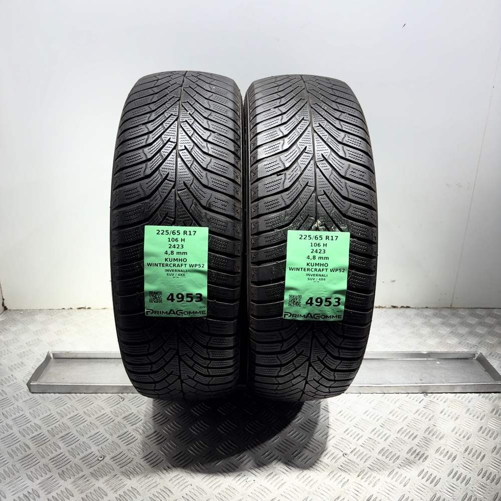 Gomme Usate 225 65 R17 106H Kumho Wintercraft WP52 Invernali