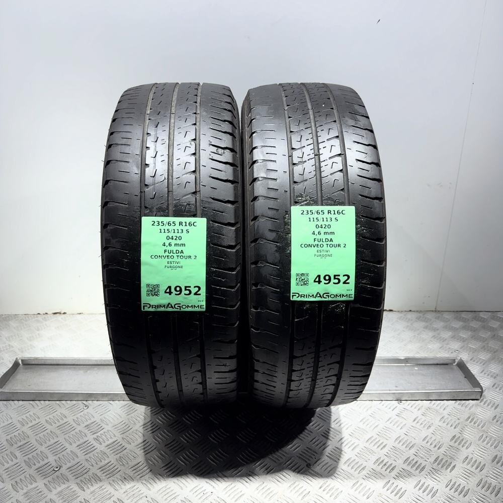 Gomme Usate 235 65 R16C 115/113S Fulda Conveo Tour 2 Estive