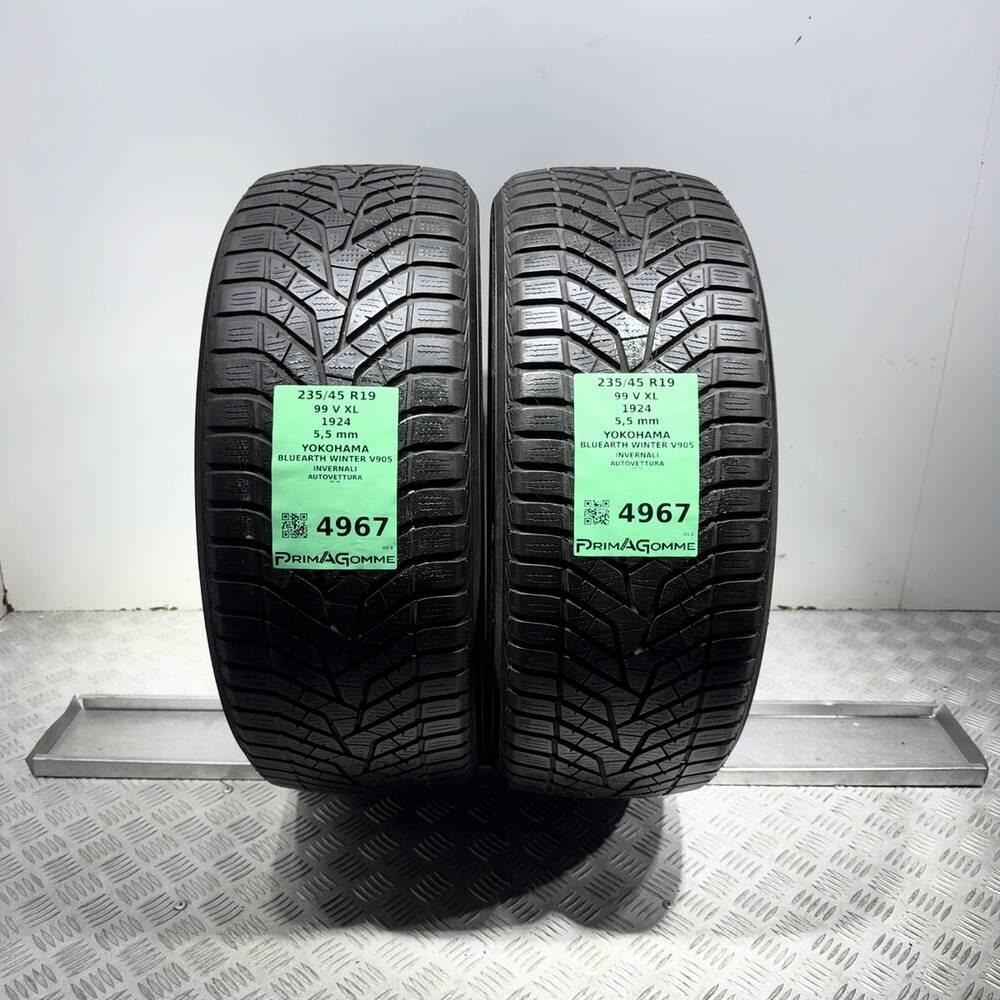 Gomme Usate 235 45 R19 235 45 R19 99V XL Yokohama Bluearth Winter V905 79% Invernali
