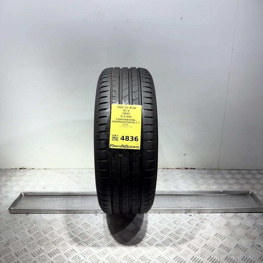 Gomma Usata 205 55 R16 91V Continental Premiumcontact 7 93% Estivo
