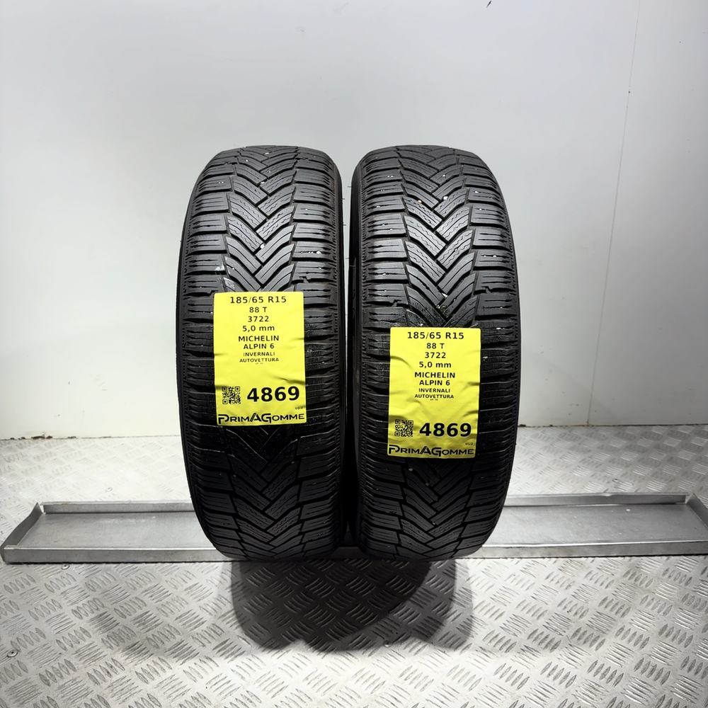Gomme Usate 185 65 R15 88T Michelin Alpin 6 71% Invernali