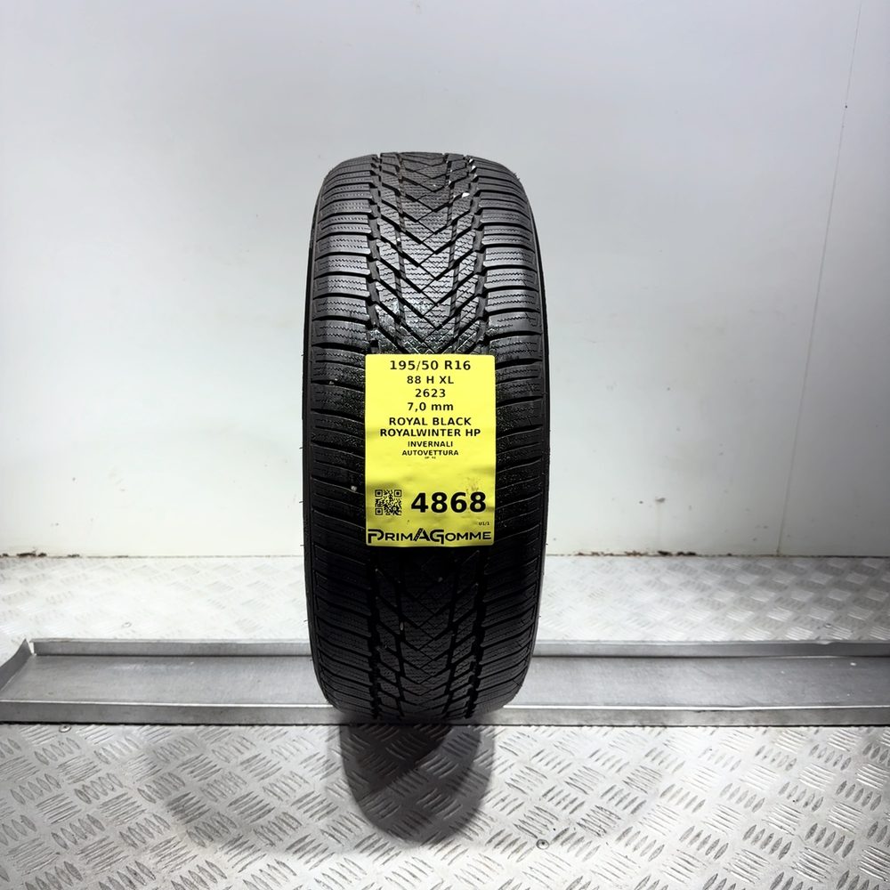 Gomma Usata 195 50 R16 88H XL Royal Black Royalwinter HP 98% Invernale
