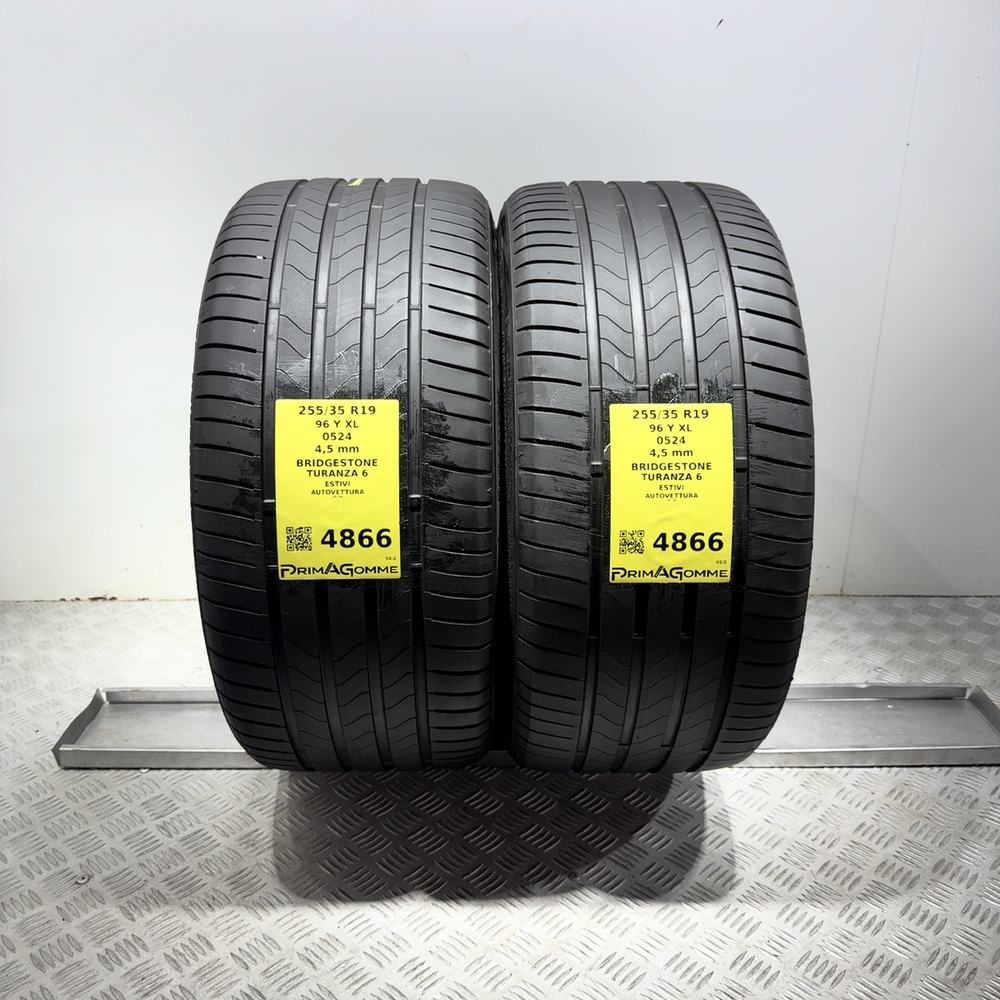 Gomme Usate 255 35 R19 96Y XL Bridgestone Turanza 6 Estive