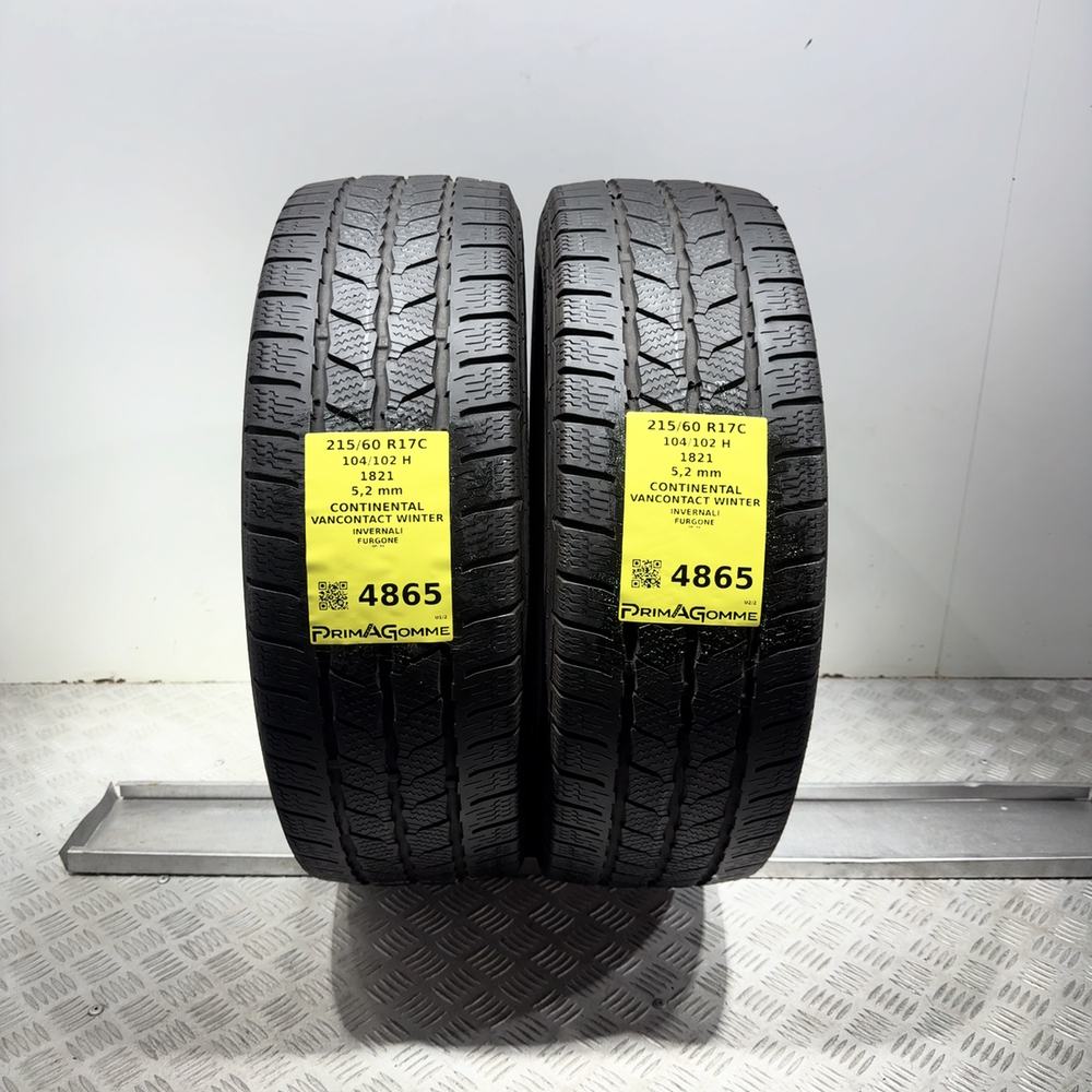 Gomme Usate 215 60 R17C 104/102H Continental Vancontact Winter 74% Invernali
