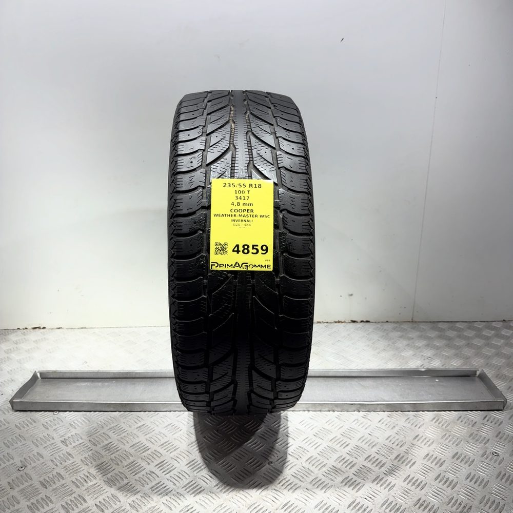 Gomma Usata 235 55 R18 100T Cooper Weather-Master Wsc Invernale