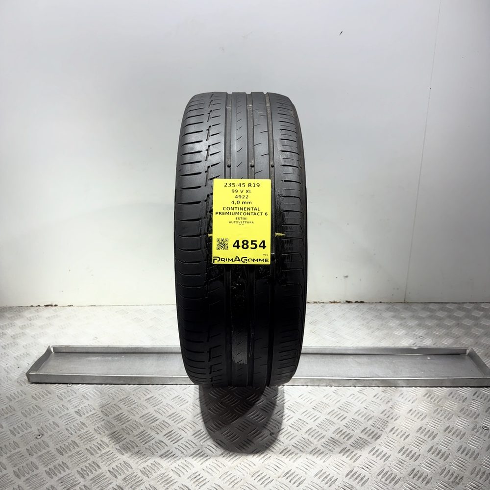 Gomma Usata 235 45 R19 99V XL Continental Premiumcontact 6 Estivo