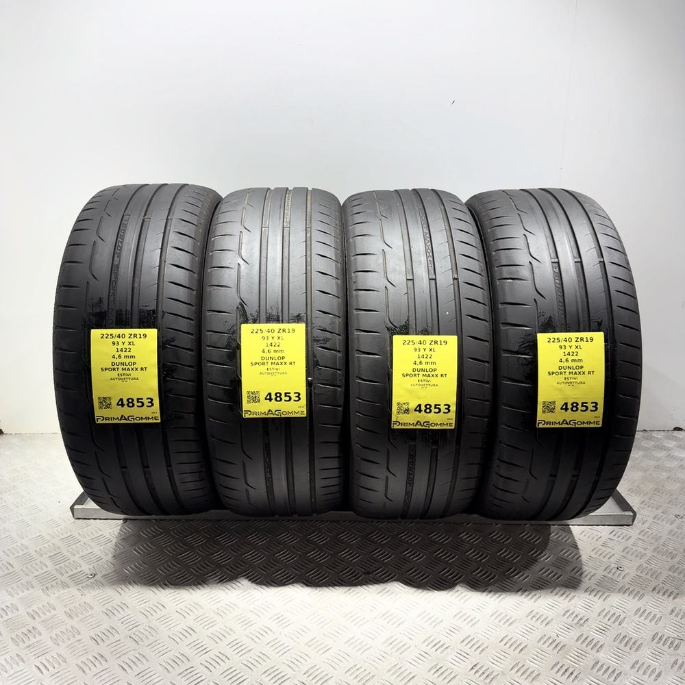 Gomme Usate 225 40 ZR19 93Y XL Dunlop Sport Maxx RT Estive