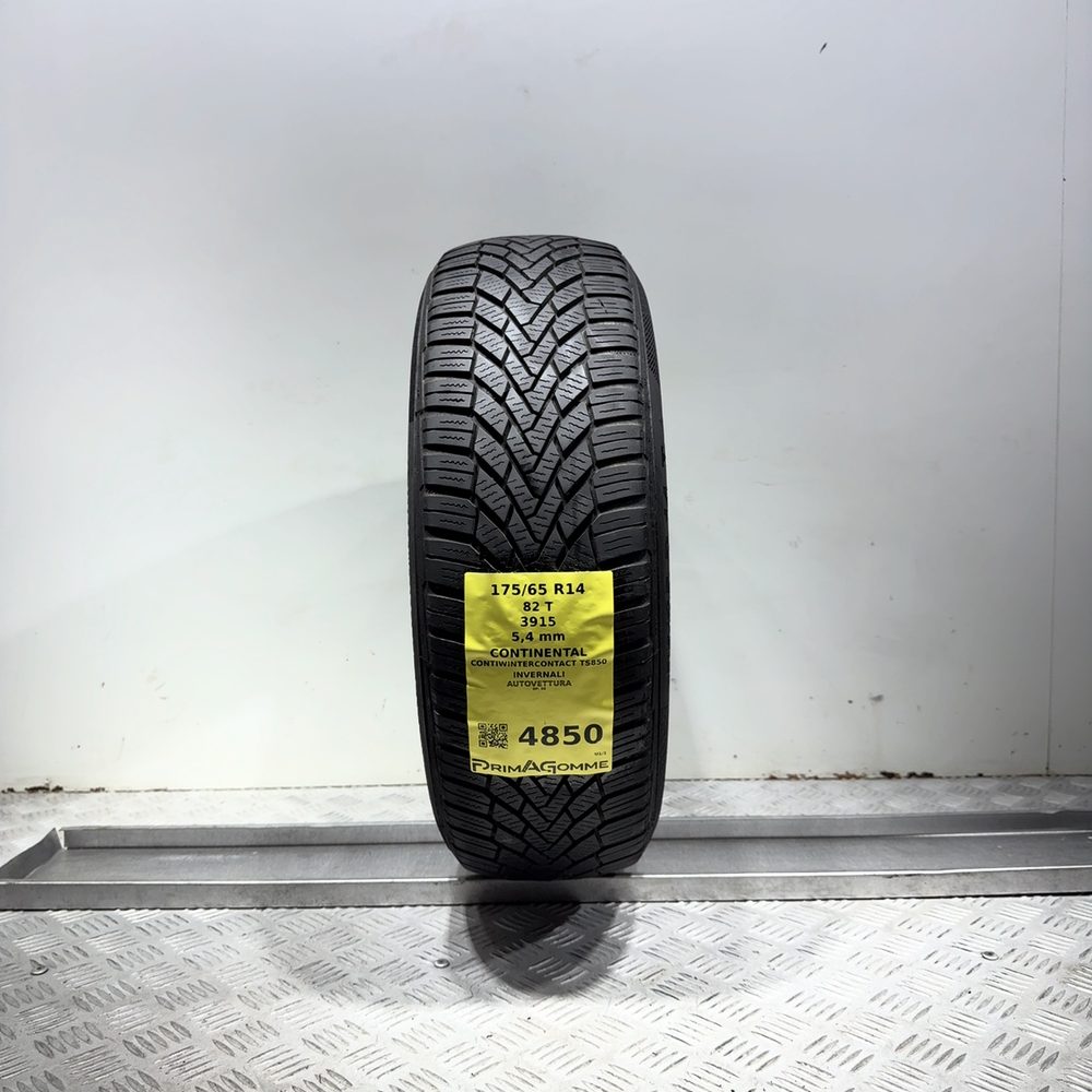 Gomma Usata 175 65 R14 82T Continental Contiwintercontact TS850 77% Invernale