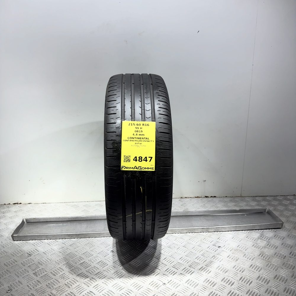 Gomma Usata 215 60 R16 99H Continental Contipremiumcontact 5 Estivo