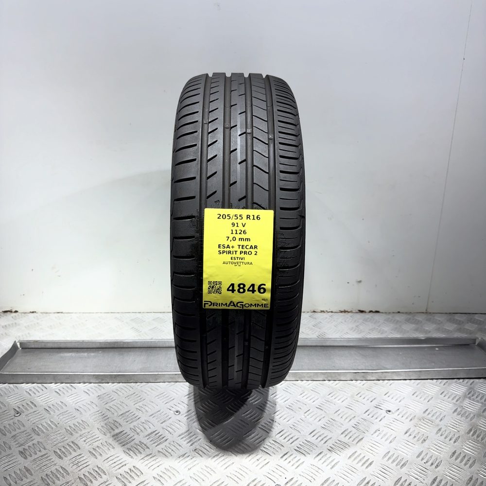 Gomma Usata 205 55 R16 91V Esa+ Tecar Spirit Pro 2 98% Estivo