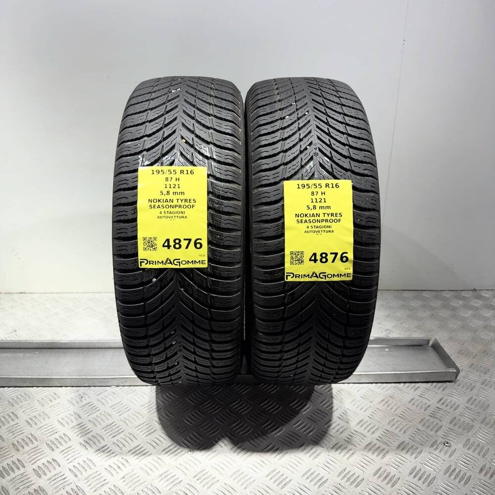 Gomme Usate 195 55 R16 87H Nokian Tyres Seasonproof 83% 4 Stagioni