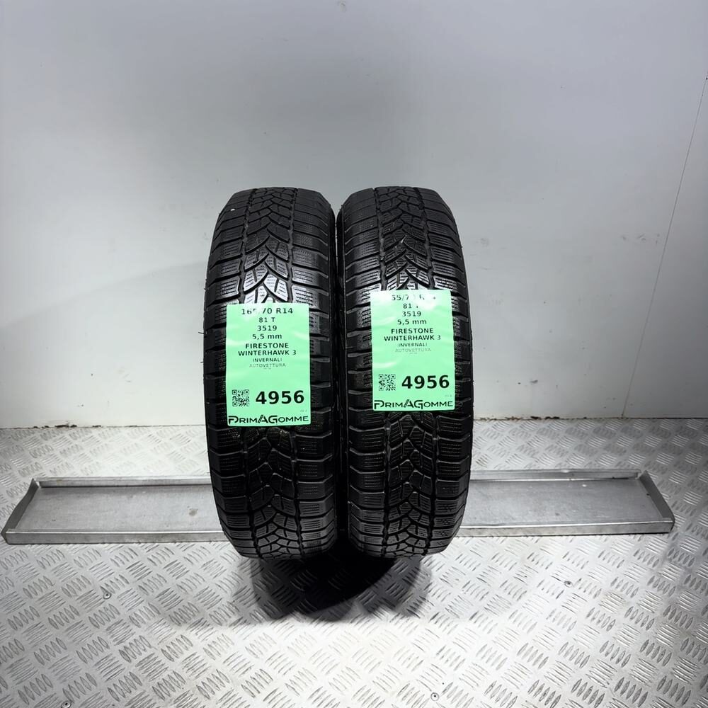 Gomme Usate 165 70 R14 81T Firestone Winterhawk 3 79% Invernali - immagine 2