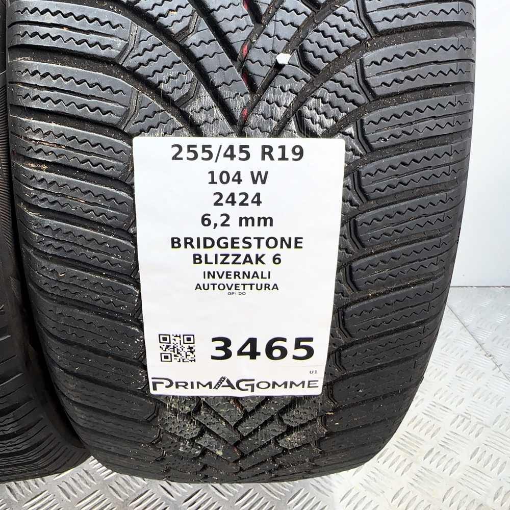 Gomme Usate 255 45 R19 104W Bridgestone Blizzak 6 Invernali - immagine 3