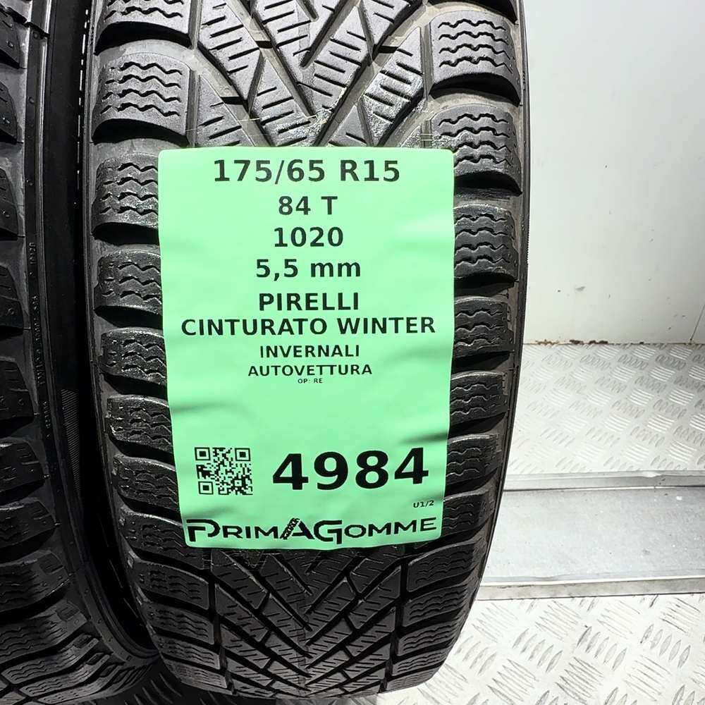 Gomme Usate 175 65 R15 84T Pirelli Cinturato Winter 79% Invernali - immagine 3