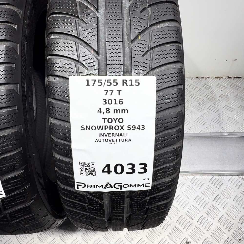 Gomme Usate 175 55 R15 77T Toyo Snowprox S943 Invernali - immagine 3
