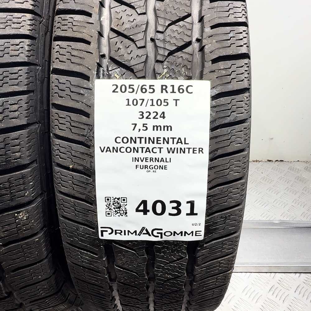 Gomme Usate 205 65 R16C 107/105T Continental Vancontact Winter 98% Invernali - immagine 3