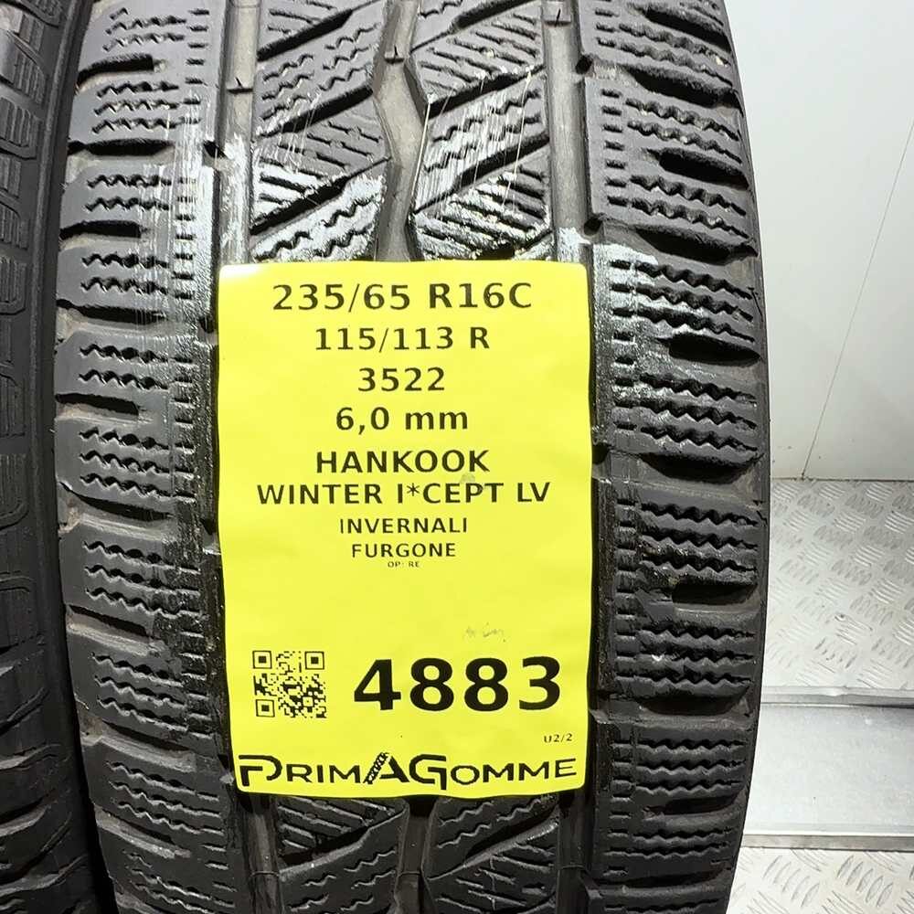 Gomme Usate 235 65 R16C 115/113R Hankook Winter I*Cept LV 86% Invernali - immagine 3