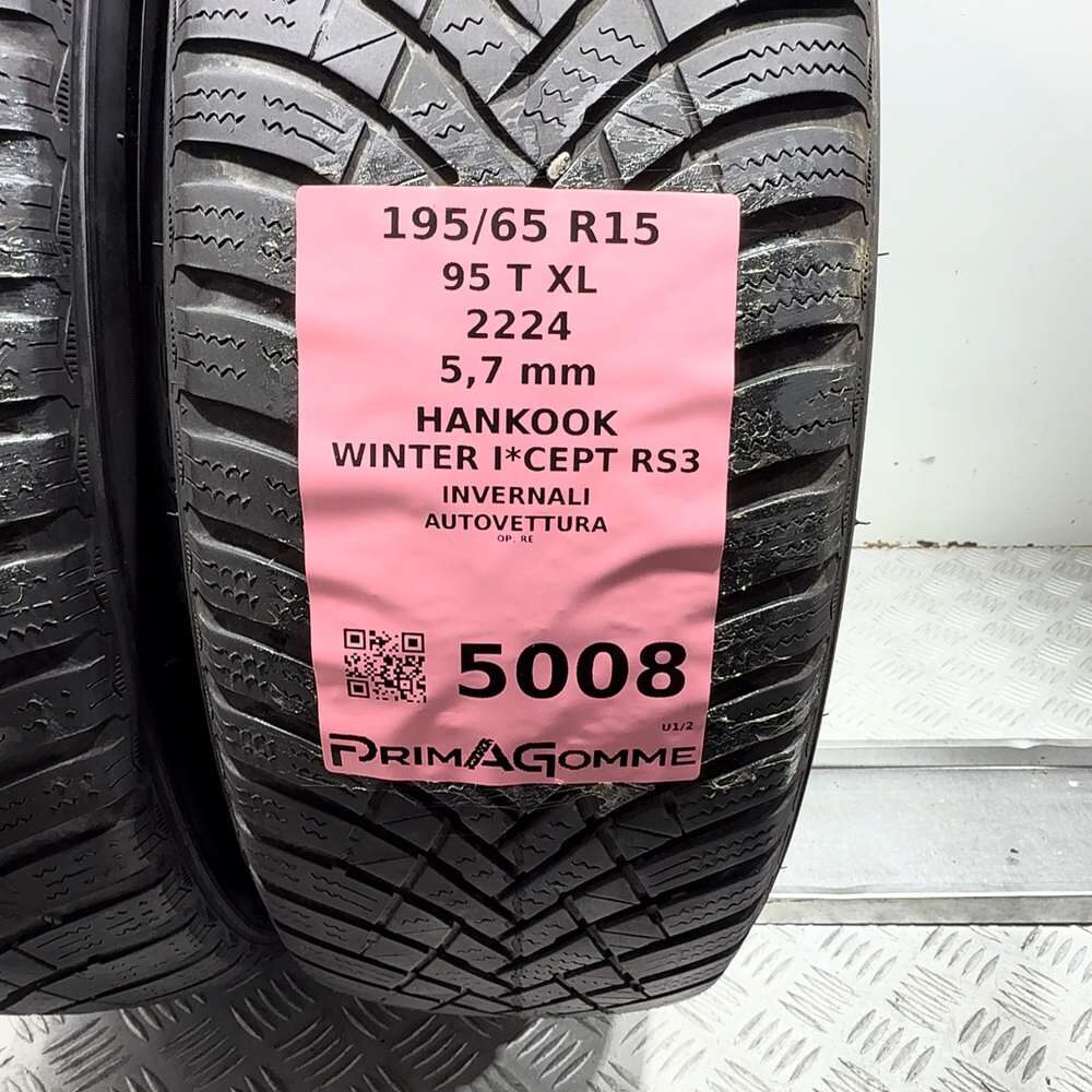 Gomme Usate 195 65 R15 95T XL Hankook Winter I*Cept RS3 81% Invernali - immagine 3