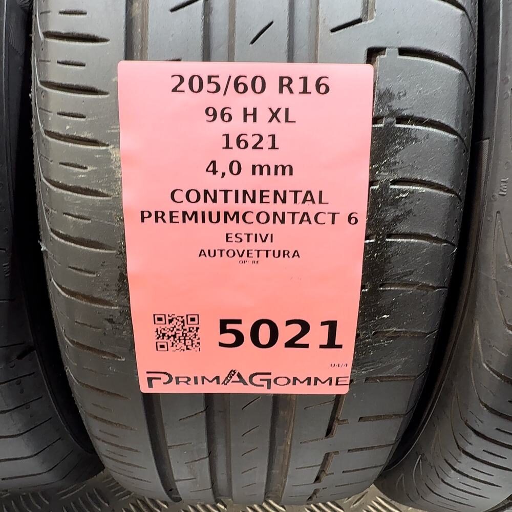 Gomme Usate 205 60 R16 96H XL Continental Premiumcontact 6 Estive - immagine 3