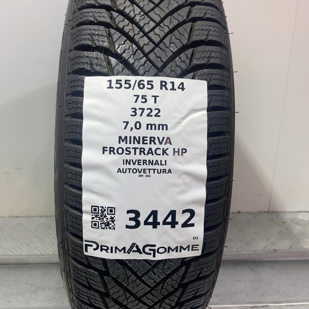 Gomma Usata 155 65 R14 75T Minerva Frostrack HP 98% Invernale - immagine 3