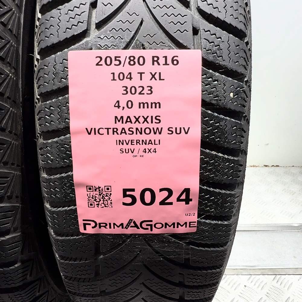 Gomme Usate 205 80 R16 104T Maxxis Victrasnow SUV Invernali - immagine 3