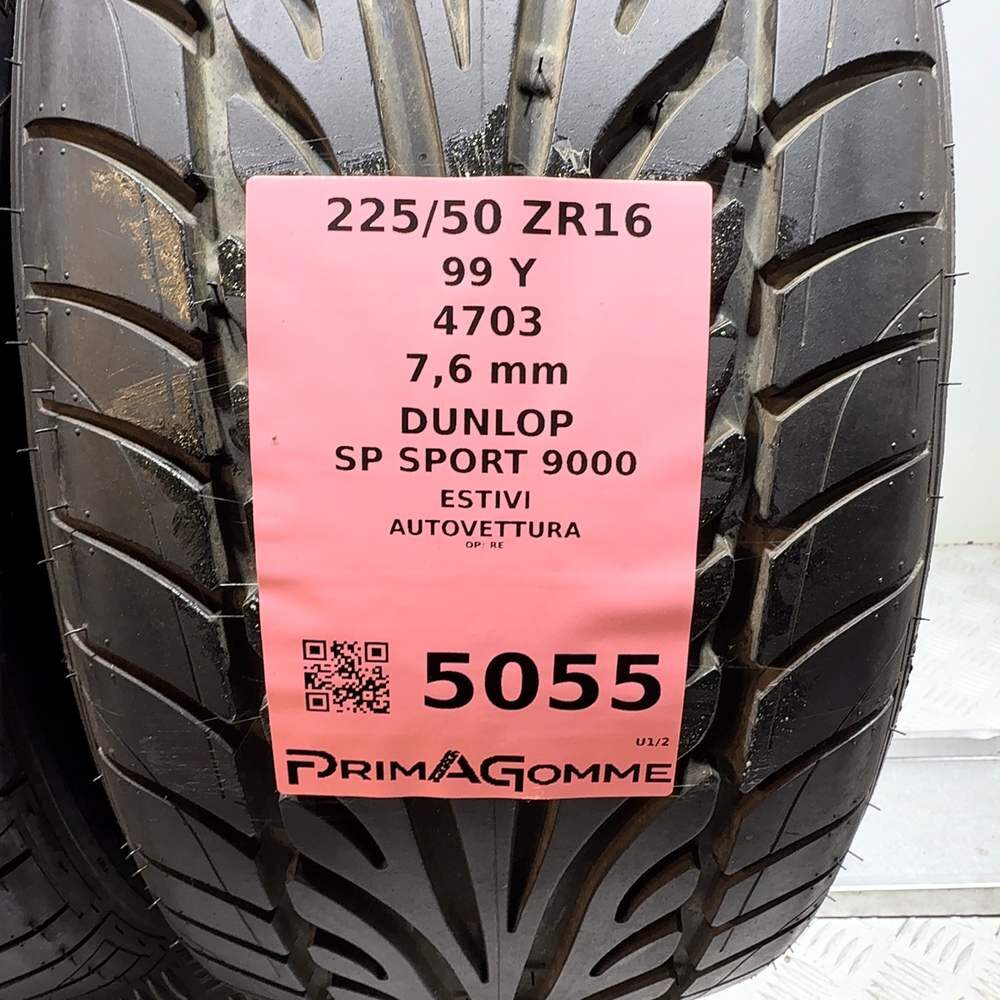 Gomme Usate 225 50 ZR16 99Y Dunlop SP Sport 9000 98% Estive - immagine 3