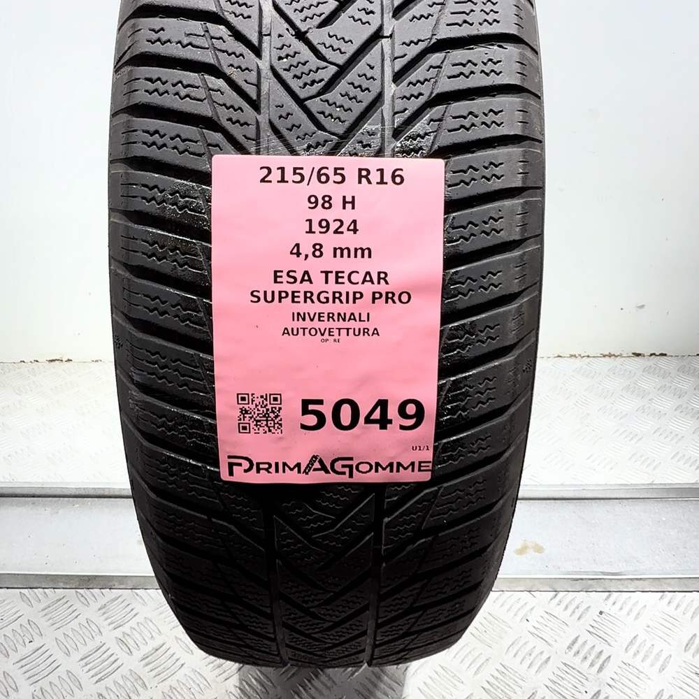 Gomma Usata 215 65 R16 98H Esa Tecar Supergrip Pro Invernale - immagine 3