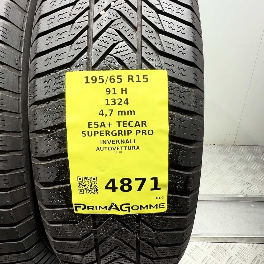Gomme Usate 195 65 R15 91H Esa+ Tecar Supergrip Pro Invernali - immagine 3