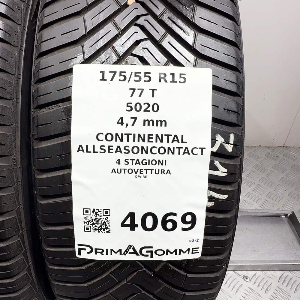 Gomme Usate 175 55 R15 77T Continental Allseasoncontact 4 Stagioni - immagine 3