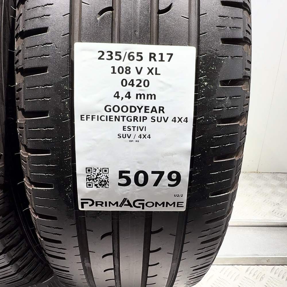 Gomme Usate 235 65 R17 108V XL Goodyear Efficientgrip SUV 4X4 Estive - immagine 3