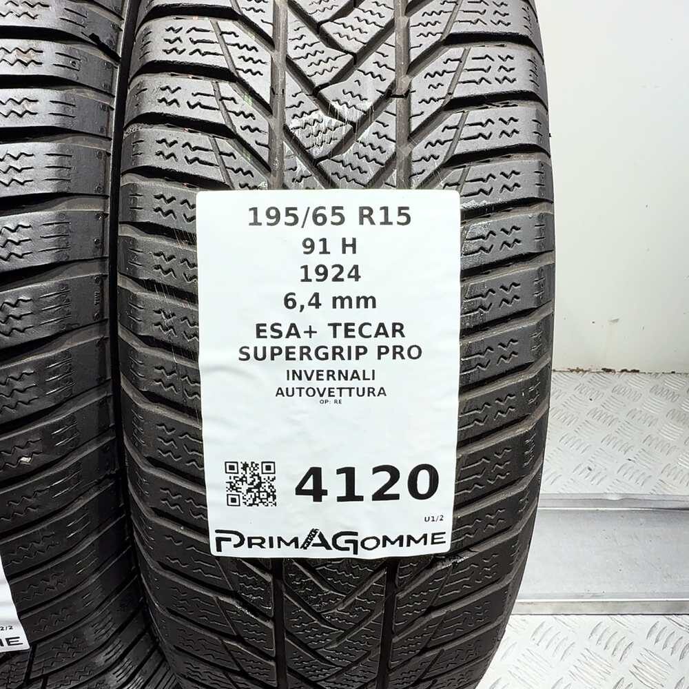 Gomme Usate 195 65 R15 91H Esa+ Tecar Supergrip Pro 91% Invernali - immagine 3
