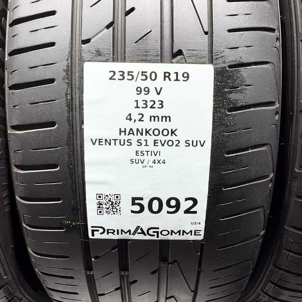 Gomme Usate 235 50 R19 99V Hankook Ventus S1 Evo2 SUV Estive - immagine 3