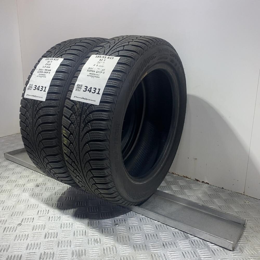 Gomme Usate 185 55 R15 82T Esa+ Tecar Super Grip 9 Invernali - immagine 3