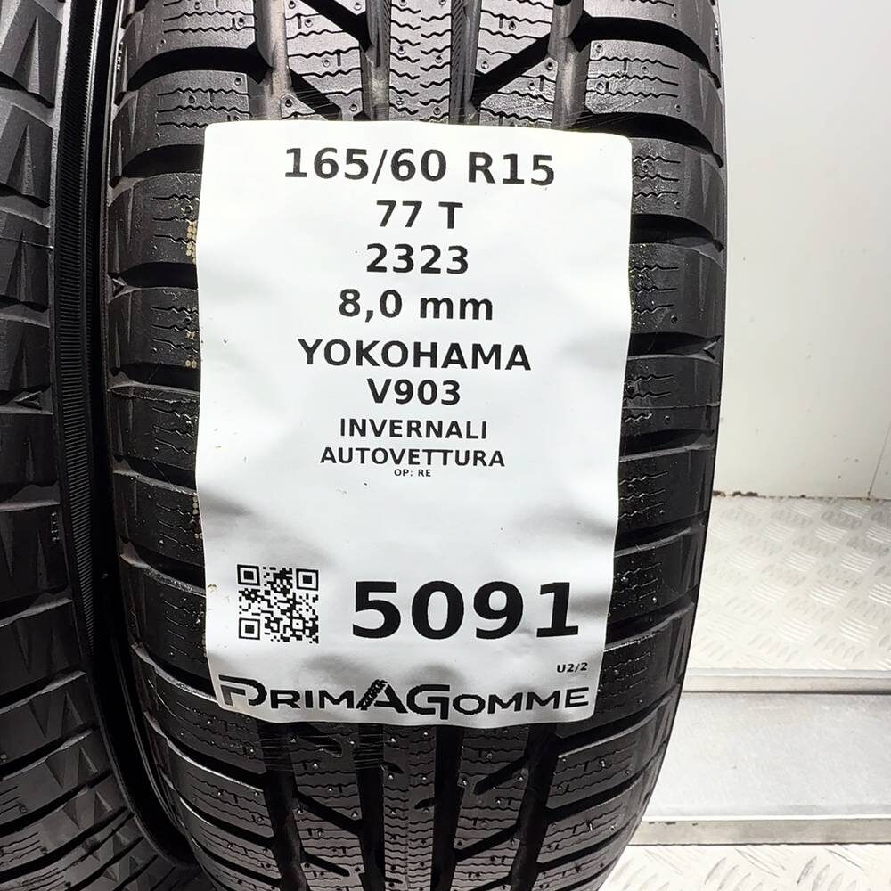 Gomme Usate 165 60 R15 77T Yokohama V903 98% Invernali - immagine 3