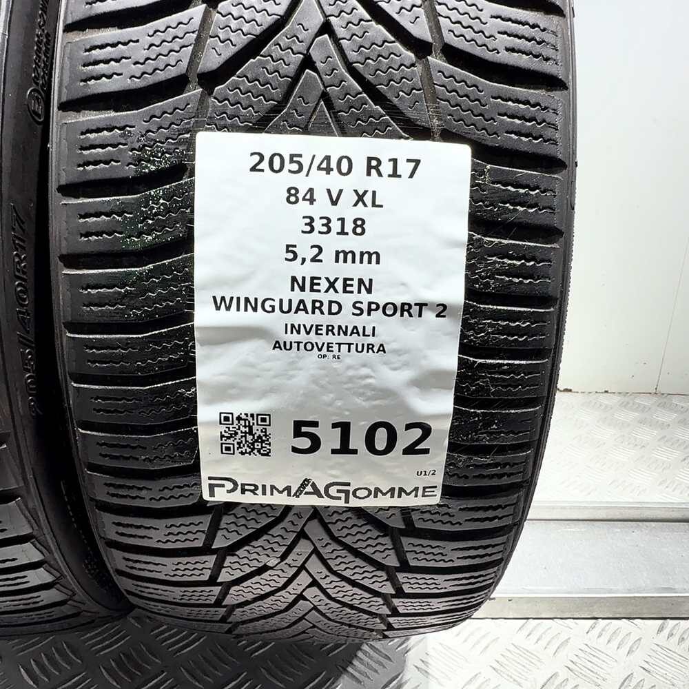 Gomme Usate 205 40 R17 84V XL Nexen Winguard Sport 2 74% Invernali - immagine 3