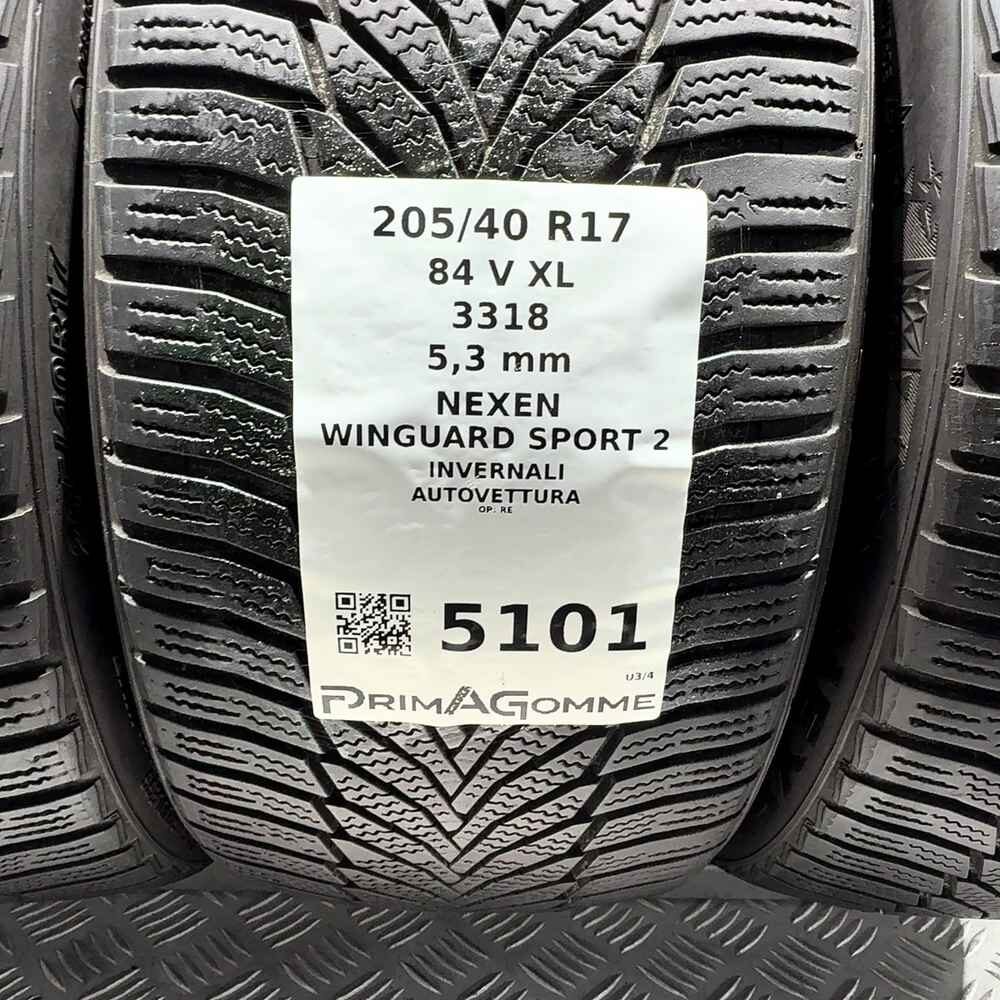 Gomme Usate 205 40 R17 84V XL Nexen Winguard Sport 2 76% Invernali - immagine 3