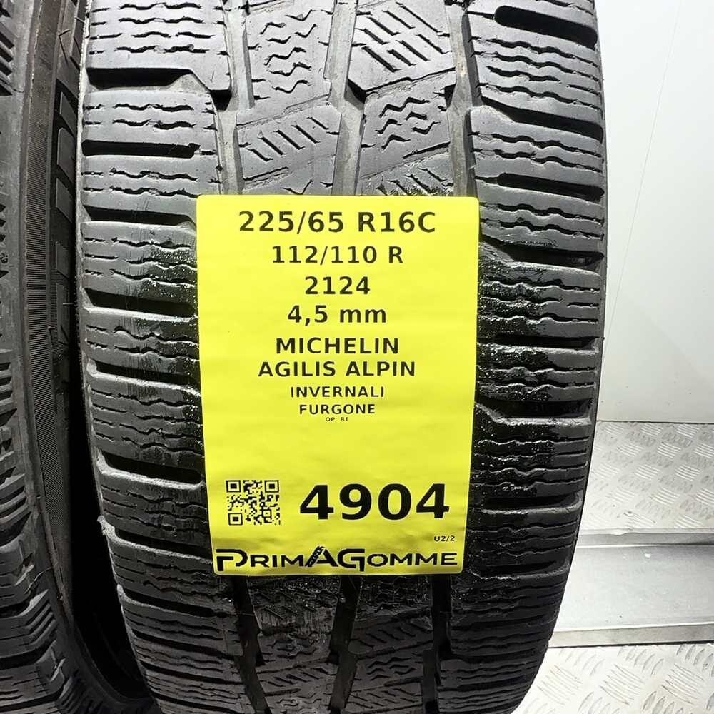 Gomme Usate 225 65 R16C 112/110R Michelin Agilis Alpin Invernali - immagine 3