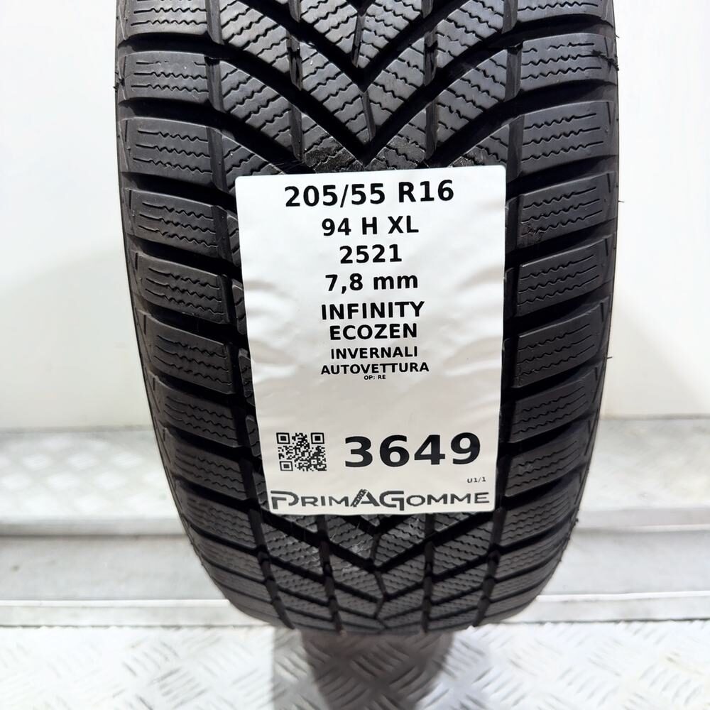 Gomma Usata 205 55 R16 94H XL Infinity Ecozen 98% Invernale - immagine 3