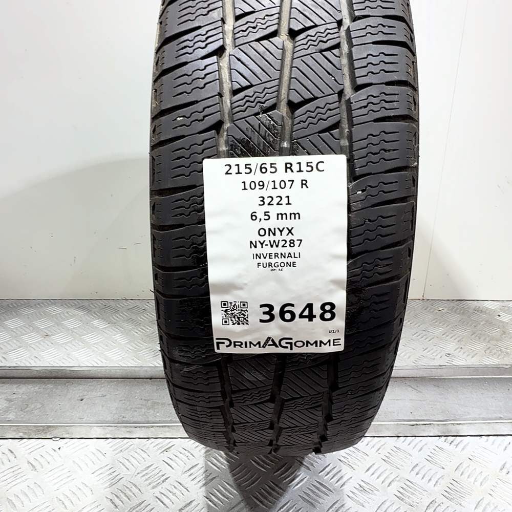 Gomma Usata 215 65 R15C 109/107R Onyx NY-W287 93% Invernale - immagine 3