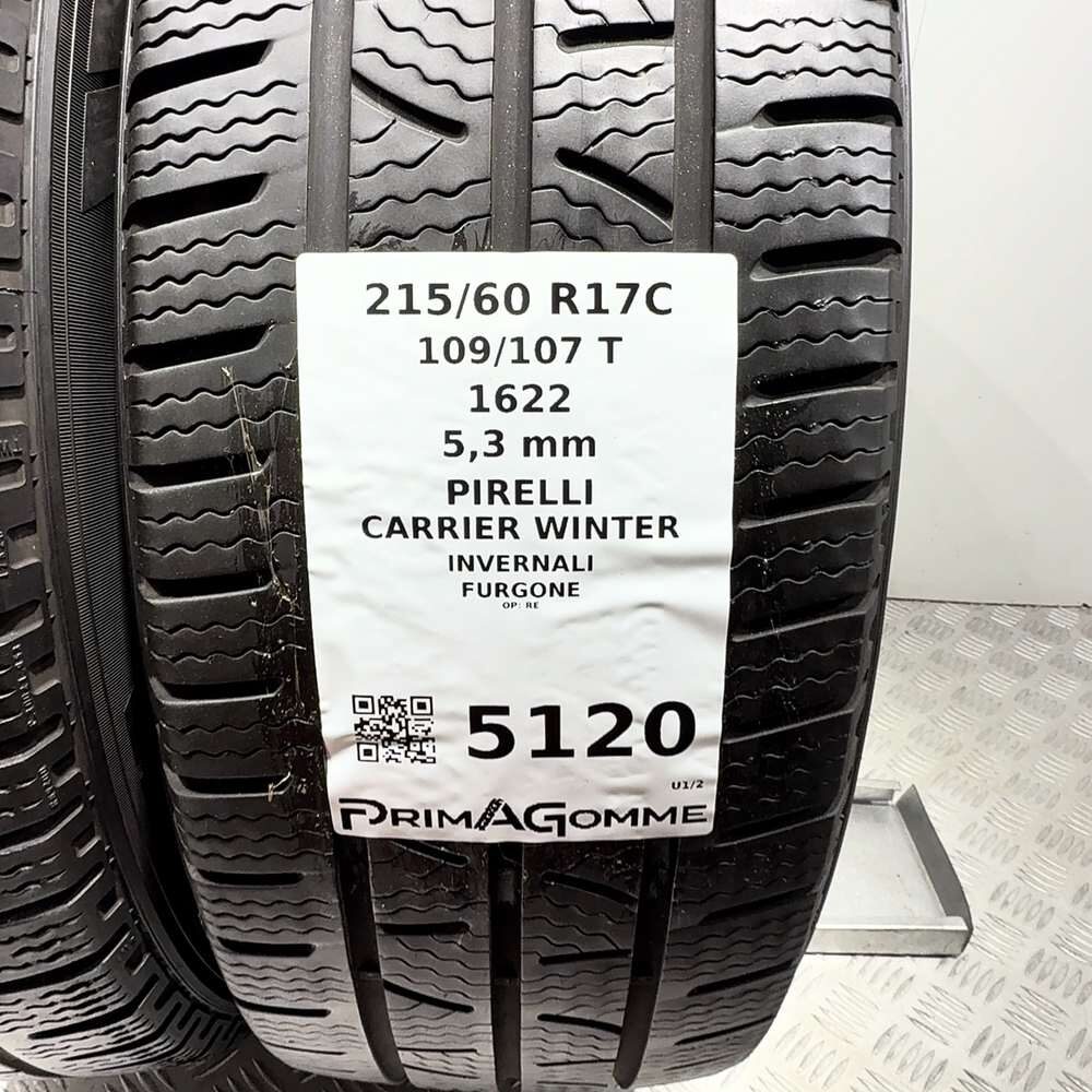 Gomme Usate 215 60 R17C 109/107T Pirelli Carrier Winter 76% Invernali - immagine 3