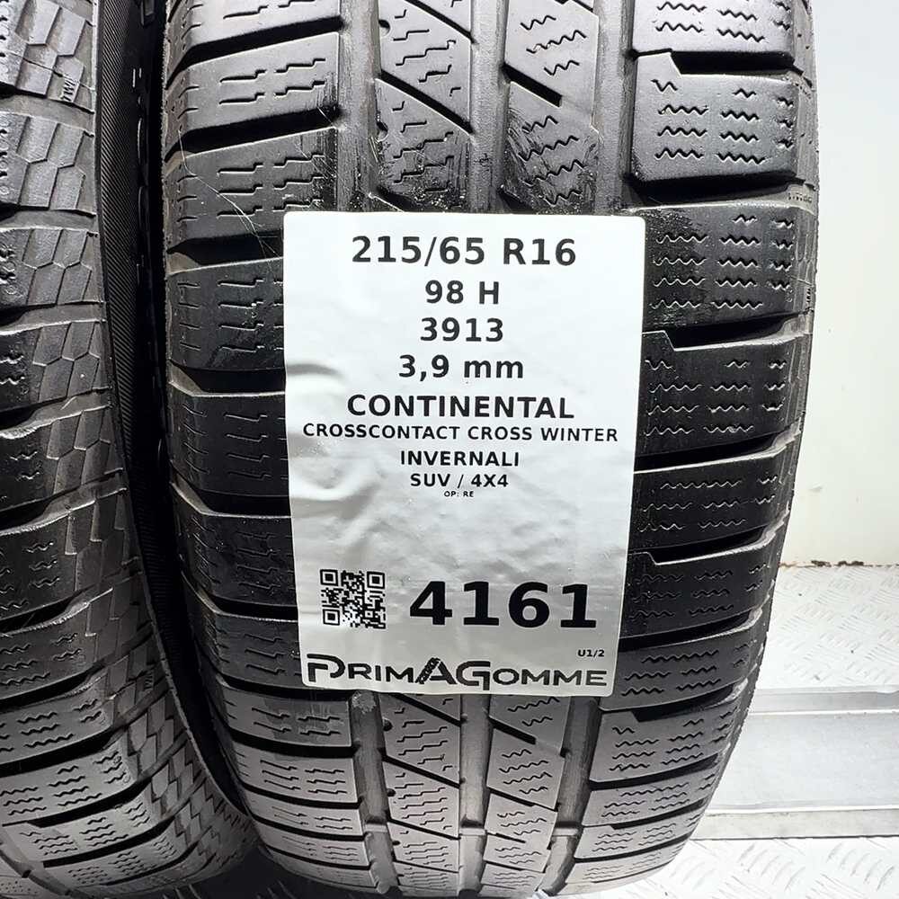 Gomme Usate 215 65 R16 98H Continental Crosscontact Cross Winter Invernali - immagine 3