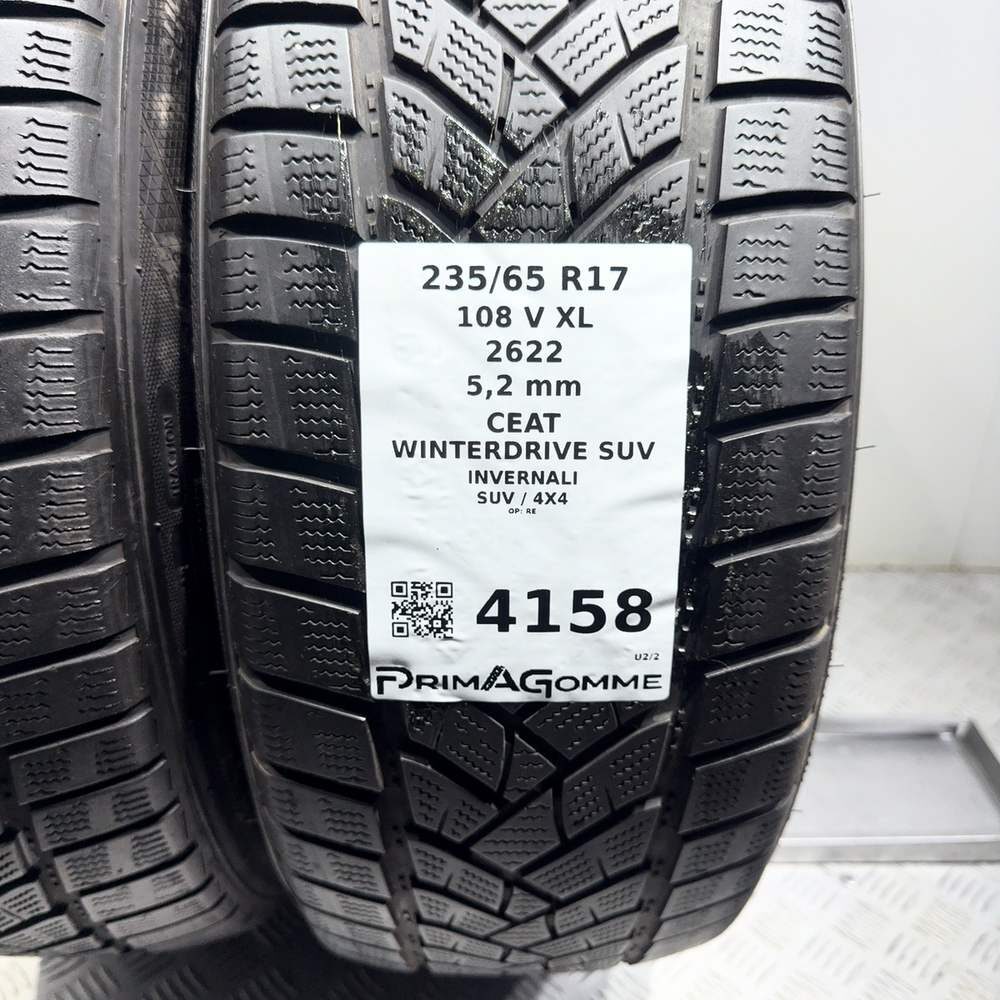 Gomme Usate 235 65 R17 108V XL Ceat Winterdrive SUV 74% Invernali - immagine 3