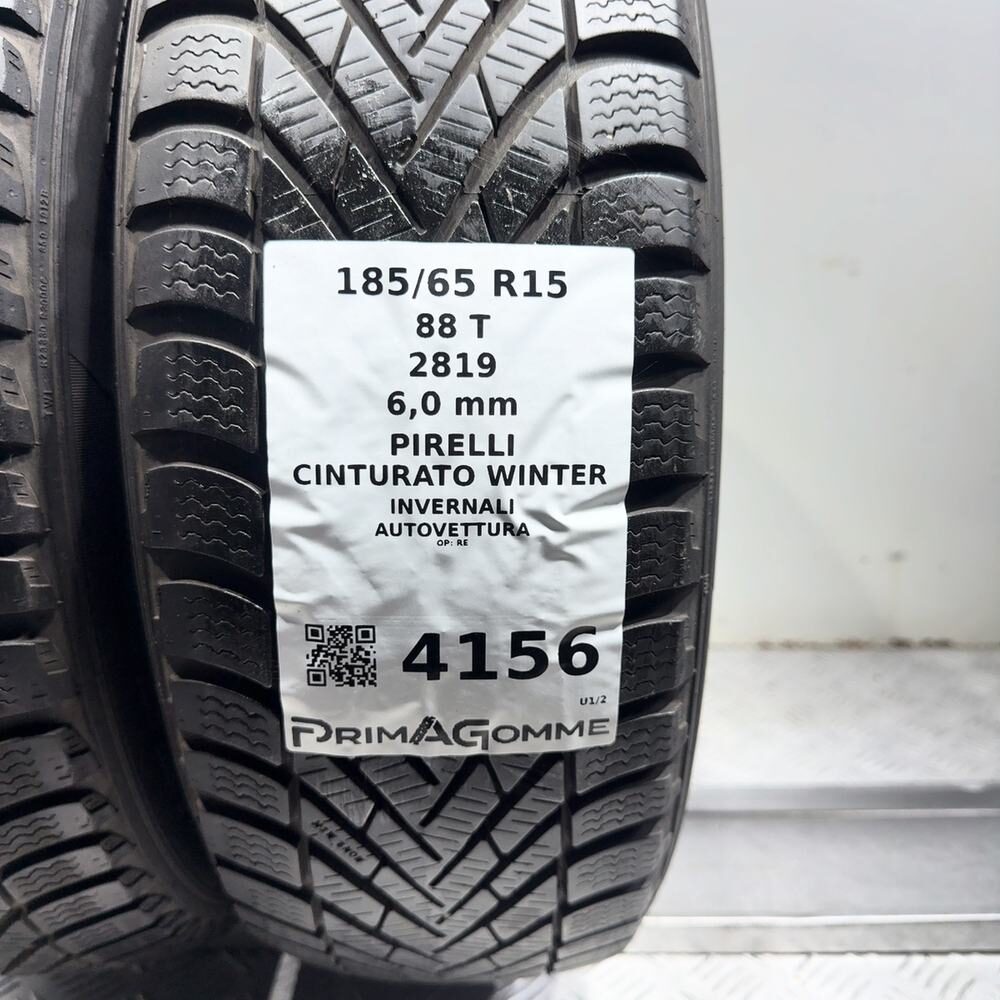 Gomme Usate 185 65 R15 88T Pirelli Cinturato Winter 86% Invernali - immagine 3