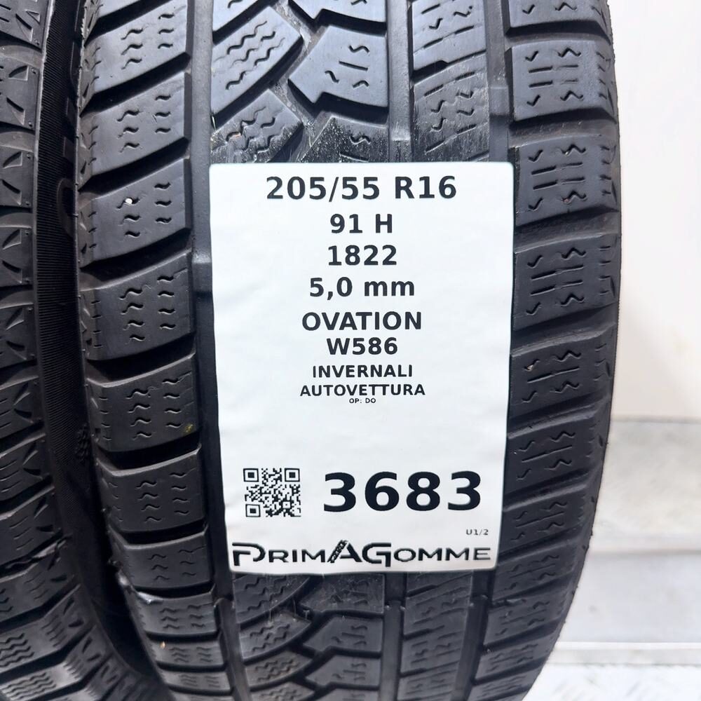 Gomme Usate 205 55 R16 91H Ovation W586 71% Invernali - immagine 3